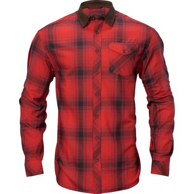 Pánska košeľa härkila driven hunt red/black check - panska_kosela_härkila_driven_hunt_red_black_check_