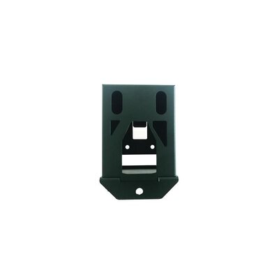 Bezpečnostný box pre fotopasce SG520/SG520-W/BG330, vyrobený z 2 mm oceľového plechu s práškovou matnou úpravou v tmavo zelenej farbe. Skrinka je rozdelená na dve časti a poskytuje spoľahlivú ochranu pre monitorovacie zariadenia v prírode. Možnosť upevnenia ku stromu alebo budove.