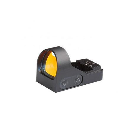 Kolimátor Delta Optical MiniDot HD 26 s jasným červeným bodom a kompaktnou konštrukciou