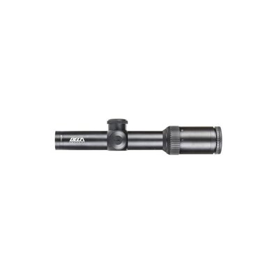 Puškohľad Delta Optical Titanium 1-6x24 HD 4A S s čiernym matným povrchom a 30 mm tubusom, ideálny na spoločné poľovačky. Vodeodolný a plnený dusíkom.