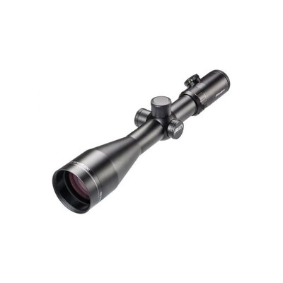 Puškohľad Delta Titanium 3-24x56 ED CCT LR.600 s veľkým objektívom a nastaviteľnými prvkami na čiernom matnom povrchu.