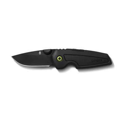 Skladací nôž GERBER GDC TECH SKIN POCKET KNIFE s čiernou čepeľou a rukoväťou. Rukoväť je potiahnutá gumovou vrstvou pre ochranu gadgetov a zlepšenie úchopu. Má poistku Lock back a je vyrobený z nehrdzavejúcej ocele.