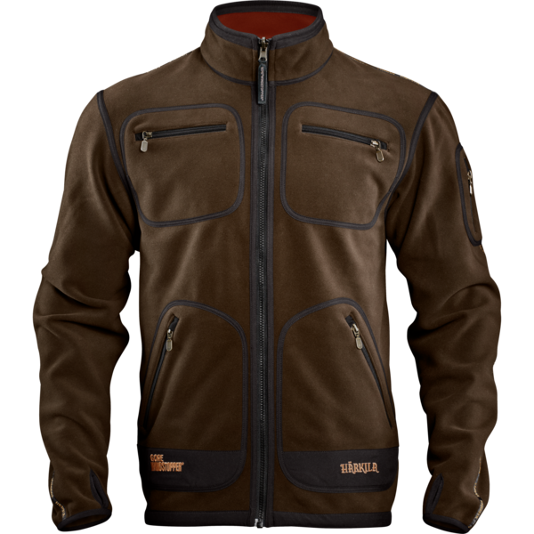 Fleece kabát Härkila Kamko Brown / Red 2
