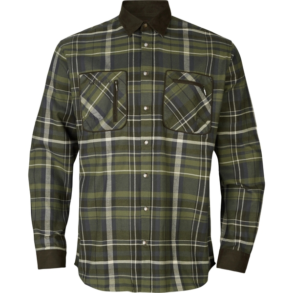 Férfi ing Härkila Pajala Olive Check