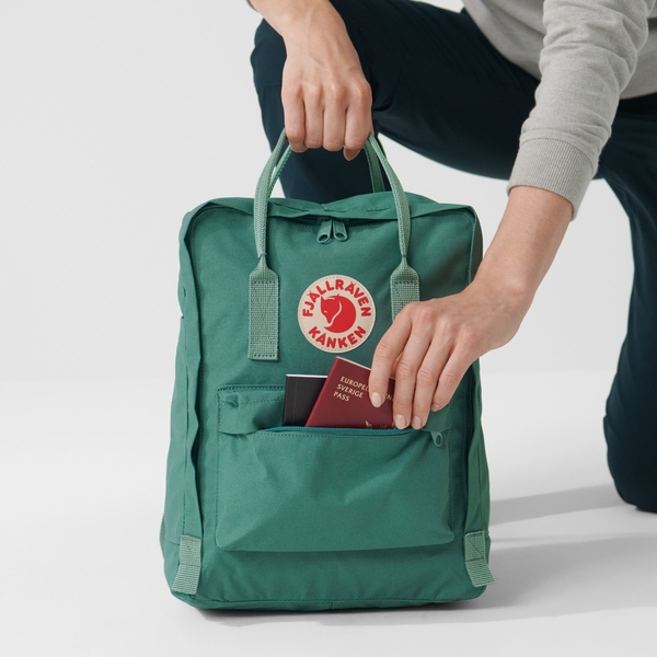 Hátizsák Fjällräven Kånken Frost Green 16 l 7