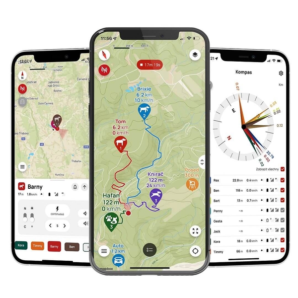 Műholdas GPS lokátor Dogtrace DOG GPS X30TB - képzési modullal és hanglokátorral 5